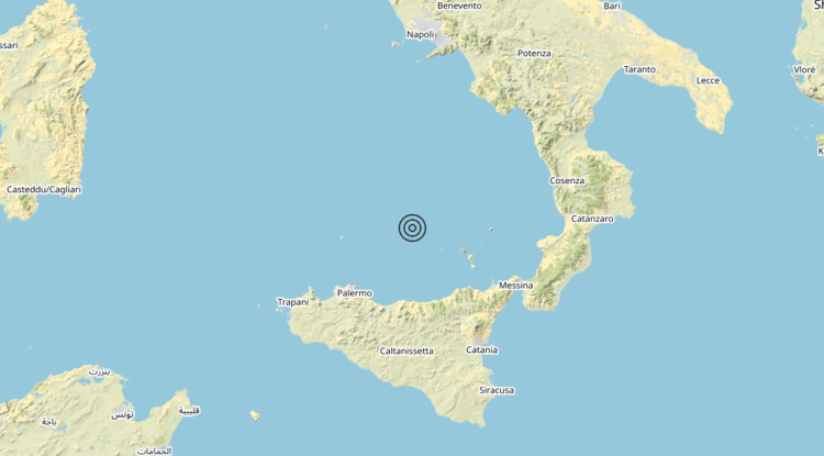 Terremoto Tirreno Meridionale (MARE) – Magnitudo (ML) 3.8
