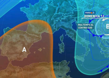 Meteo, domenica 12 dicembre ancora pioggia al Centro-sud poi migliora