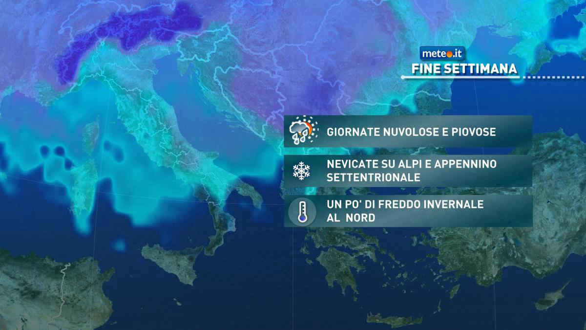 Previsioni meteo weekend in Italia