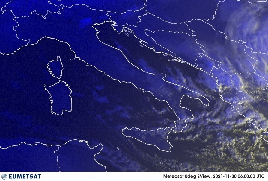 Previsioni Meteo Italia 30-11-2021