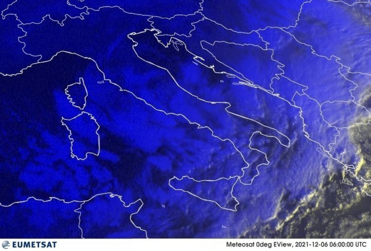 METEO AM, previsioni del tempo in Italia per il giorno 06/12/2021