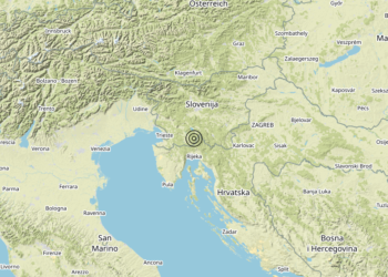 Terremoto Confine Slovenia-Croazia (SLOVENIA, CROAZIA) – Magnitudo (ML) 3.3