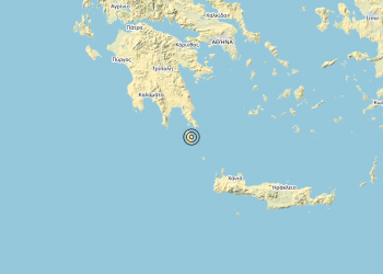 Terremoto Southern Greece [Sea: Greece] – Magnitudo (ML) 5.1