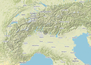 Terremoto 2 km E Bonate Sotto (BG) – Magnitudo (ML) 4.4