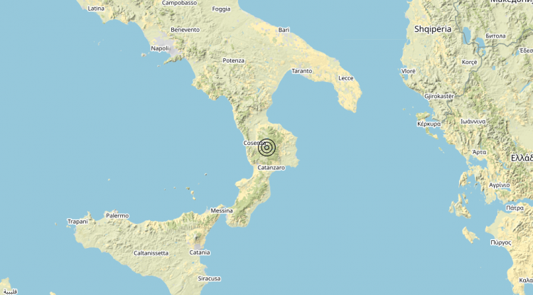 Terremoto 8 km NE Panettieri (CS) – Magnitudo (ML) 3.1 Terremoto 8 km NE Panettieri (CS) – Magnitudo (ML) 3.1