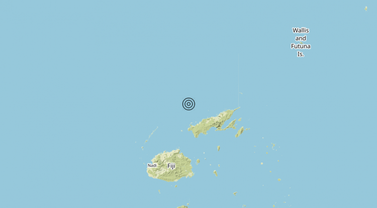 Terremoto Fiji Islands [Sea: Fiji] – Magnitudo (ML) 6.1