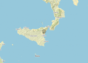 Terremoto 1 km S Milo (CT) – Magnitudo (ML) 3.6