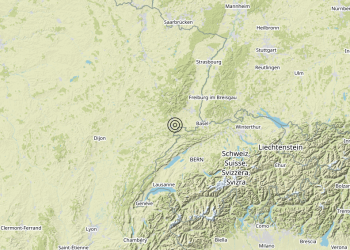 Terremoto Confine Svizzera-Francia (SVIZZERA, FRANCIA) – Magnitudo (ML) 3.3