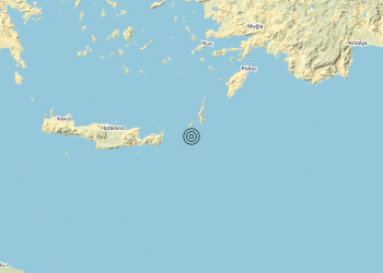 Terremoto Crete, Greece [Sea: Greece] – Magnitudo (ML) 5.3