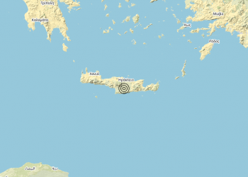 Terremoto Crete, Greece [Land: Greece] – Magnitudo (ML) 5.2