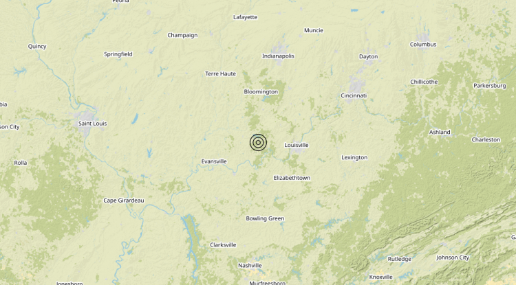 Terremoto Southern Indiana, United States [Land: United States] – Magnitudo (ML) 6.1