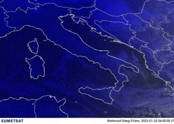 METEO AM, previsioni del tempo in Italia per il giorno 22/01/2022
