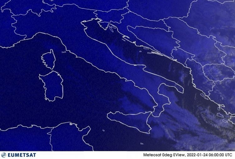 METEO AM, previsioni del tempo in Italia per il giorno 24/01/2022