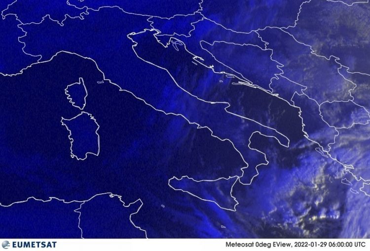 METEO AM, previsioni del tempo in Italia per il giorno 29/01/2022