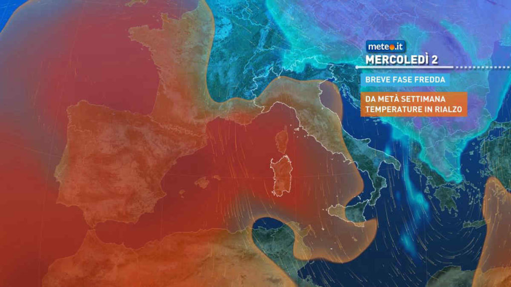 Previsioni meteo per la settimana