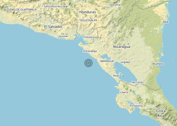 Terremoto Near coast of Nicaragua [Sea: Nicaragua] – Magnitudo (ML) 6.1