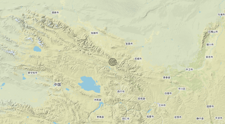 Terremoto Qinghai, China [Land: China] – Magnitudo (ML) 6.4