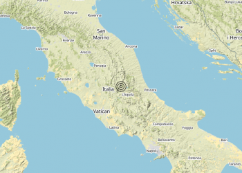 Terremoto 5 km W Cagnano Amiterno (AQ) – Magnitudo (ML) 3.3