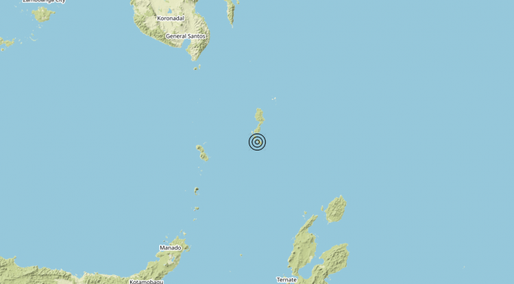 Terremoto Talaud Islands, Indonesia [Sea: Indonesia] – Magnitudo (ML) 6.1