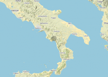 Terremoto 2 km W Sapri (SA) – Magnitudo (ML) 3.1