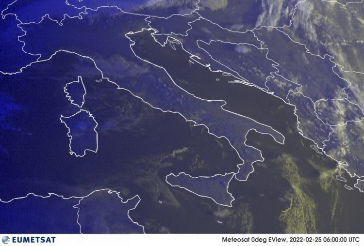 METEO AM, previsioni del tempo in Italia per il giorno 25/02/2022