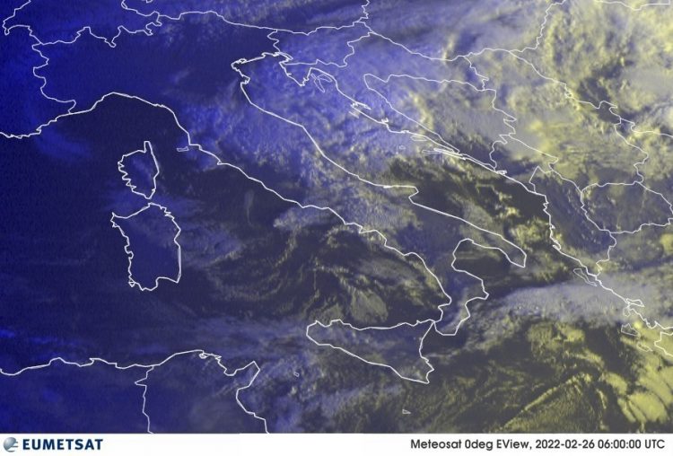 METEO AM, previsioni del tempo in Italia per il giorno 26/02/2022
