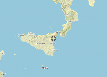 Terremoto 2 km E Santa Venerina (CT) – Magnitudo (ML) 3.3