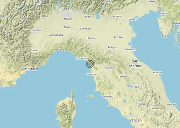 Terremoto 8 km S Viareggio (LU) – Magnitudo (ML) 3.8