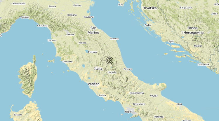 Terremoto 4 km E Accumoli (RI) – Magnitudo (ML) 3.0