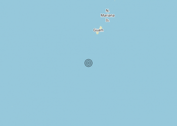 Terremoto Northern Mariana Islands-Guam [Sea] – Magnitudo (ML) 6.2
