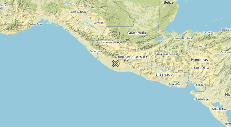 Terremoto Guatemala – Magnitudo (ML) 6.2