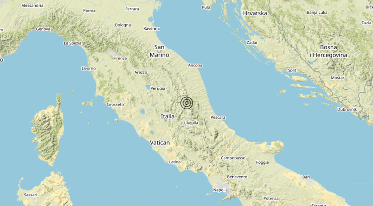 Terremoto 3 km SE Accumoli (RI) – Magnitudo (ML) 3.2
