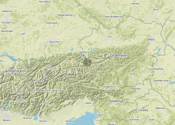 Terremoto Austria (AUSTRIA) – Magnitudo (ML) 3.0