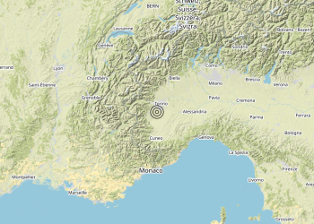 Terremoto 1 km SW Polonghera (CN) – Magnitudo (ML) 3.4