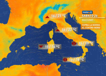 Meteo di oggi e domani: peggiora?