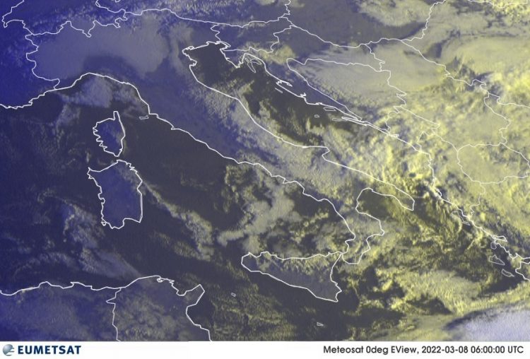 METEO AM, previsioni del tempo in Italia per il giorno 08/03/2022