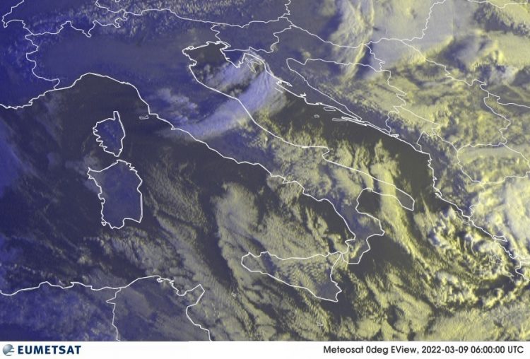 METEO AM, previsioni del tempo in Italia per il giorno 09/03/2022