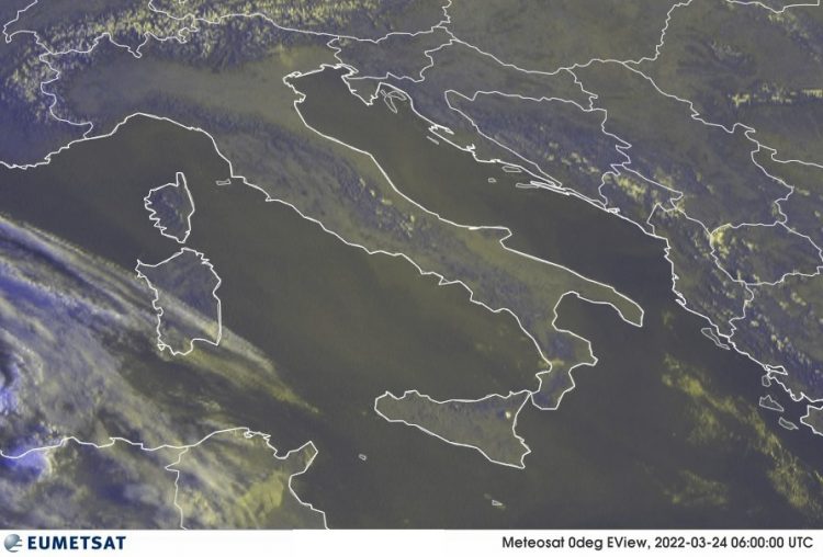 METEO AM, previsioni del tempo in Italia per il giorno 24/03/2022