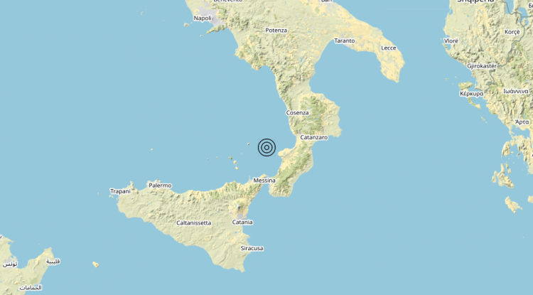 Terremoto Tirreno Meridionale (MARE) – Magnitudo (ML) 4.1