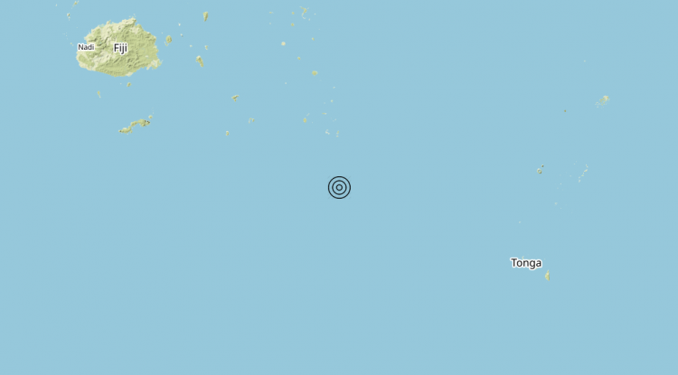 Terremoto Fiji Islands region [Sea: Fiji] – Magnitudo (ML) 6.0