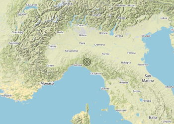Terremoto 3 km E Mezzanego (GE) – Magnitudo (ML) 3.1