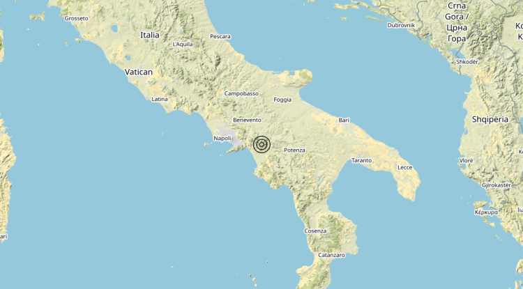 Terremoto 5 km E Eboli (SA) – Magnitudo (ML) 3.3