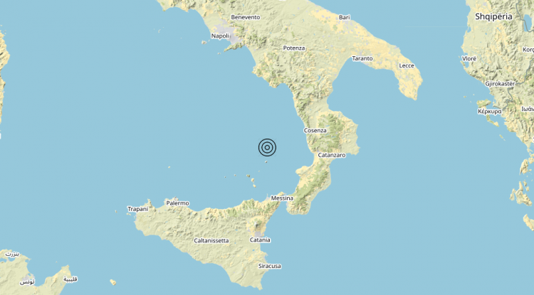 Terremoto Tirreno Meridionale (MARE) – Magnitudo (ML) 3.0