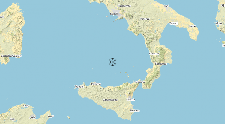 Terremoto Tirreno Meridionale (MARE) – Magnitudo (ML) 4.0
