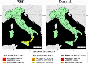 Bollettino di allerta meteo del 17/04/2022