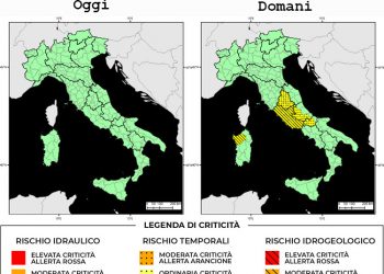 Bollettino di allerta meteo del 20/04/2022