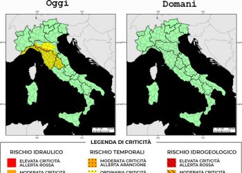 Bollettino di allerta meteo del 24/04/2022