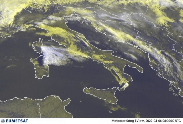 METEO AM, previsioni del tempo in Italia per il giorno 08/04/2022