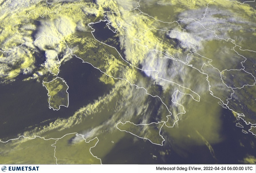 Previsioni Meteo Italia 24-04-2022