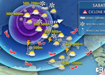 Meteo: Aprile 2022. Nevica anche in PIANURA. Segnalazioni in corso